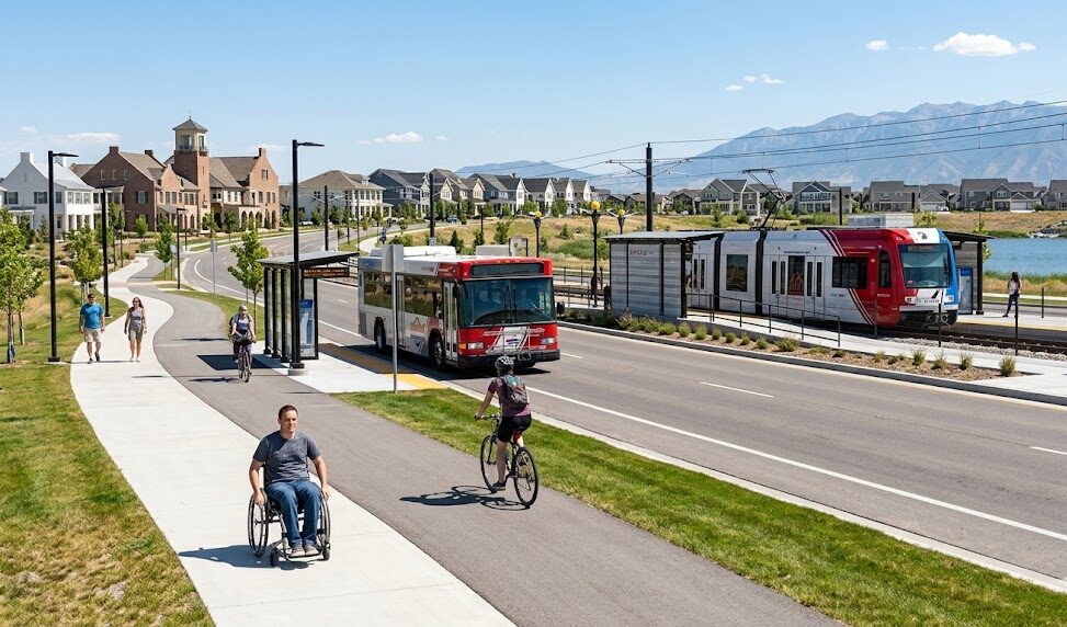 South Jordan Utah transportation accessibility roads TRAX and commute routes